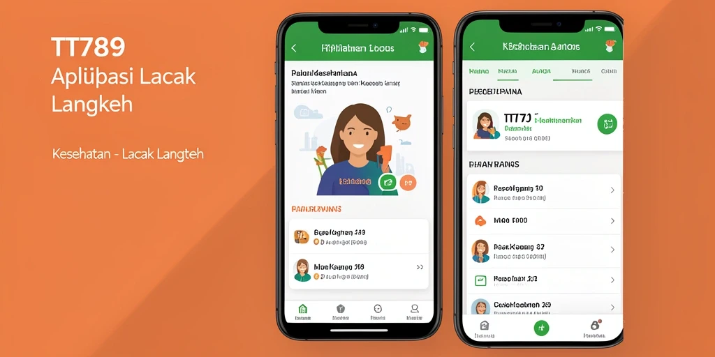 Screenshot aplikasi TT789 menampilkan antarmuka pelacakan langkah yang intuitif.